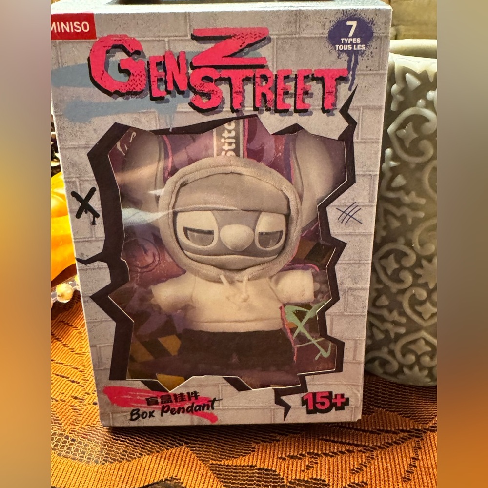Miniso Disney SEALED GenZ Street Stitch Blind Box Pendant
